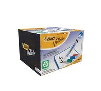 Bic Drywipe Marker, Bullet Tip, Assorted, Pack Of 48