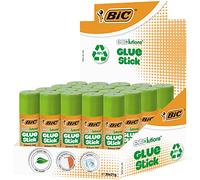 BIC Glue Stick Ecolutions, 21g, Green, Box of 20