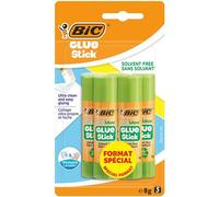 Bic Ecolutions Glue Stick Washable and Solvent Free 8g (Pack 5) - 9049263