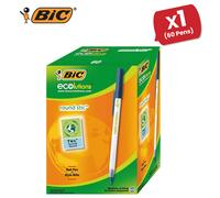 Bic Ecolutions Stic Ball Pen Recycled Slim 1.0mm Tip 0.4mm - 893240