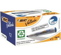 Bic Ecolutions Velleda 1701 Whiteboard Marker Blue, Pack of 12