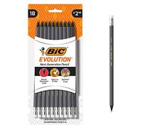 BIC Evolution Cased Pencil, #2 Lead, Gray Barrel, 18-Count