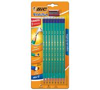 BIC Evolution Original, Erasable HB Graphite Pencils with Eraser and Ultra Resistant Lead, Environmentally Friendly, Pack of 8