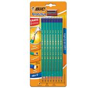 BIC Evolution Original, Erasable HB Graphite Pencils with Eraser and Ultra Resistant Lead, Environmentally Friendly, Pack of 8