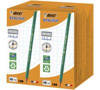 Bic Evolution Original Graphite Pencils - Sharpened HB Pencil Set - Pack of 200