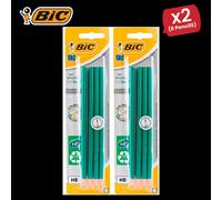 Bic Evolution Original HB Graphite Pencils - 4 Count Pack of 2 Bic Multicolor