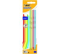BIC Evolution Stripes HB Graphite Pencils 4 Pack