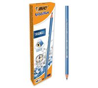 BIC Evolution Triangle Pencils - Pack of 12, Grey
