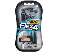 BIC Flex 4 Disposable Razor Men 3-Count (Pack of 3)