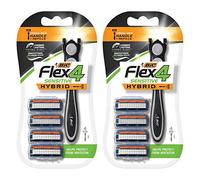 BIC Flex 4 Hybrid Razor, 8 Count