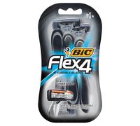 Bic Flex 4 Quad Shvr3ct Size 3ct