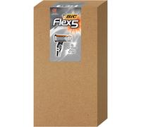 BIC Flex 5 Disposable Razors for Men Long-Lasting 5-Blade Razors For a Smooth and Comfortable Face Razor Shave Shaving Razors 6 Count (Pack of