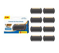 BIC Flex 5 Trim and Shave Men's Grooming Kit, 3-in-1 Beard Trimmer, Razor & Precision Edger, 5-Blade Shave, Face & Body, 8 Trimmer Refills