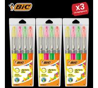 Bic Flex Assorted Fluorescent Highlighters - 3 Packs Bic Multicolor