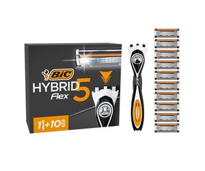 BIC Flex5 / Flex4 / Flex3 Men's Disposable Razors - Pack of 3-4 Razors