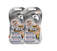 BIC Flex5 Hybrid Men's Razor Kit -2 Handle and 8 Refills