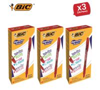 Bic Gel-ocity Illusion Medium Erasable Ink Rollerball Pen 0.7mm Tip Width 0.3mm Line Width Red 3 Packs Bic Red