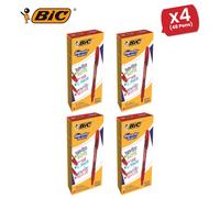 Bic Gel-ocity Illusion Medium Erasable Ink Rollerball Pen 0.7mm Tip Width 0.3mm Line Width Red 4 Packs Bic Red