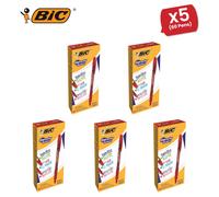 Bic Gel-ocity Illusion Medium Erasable Ink Rollerball Pen 0.7mm Tip Width 0.3mm Line Width Red 5 Packs Bic Red