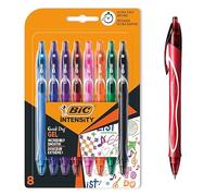 Bic Gel-ocity Quick Dry Ballpoint Pens - Assorted Colours, Pack of 8