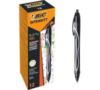 BIC Gel-Ocity Quick Dry Ballpoint Pens, Medium Point (0.7 Mm) and Fast Drying Bl