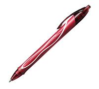 BIC Gel-ocity Quick Dry Ballpoint Pens - Red, Box of 12
