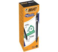 BIC Gel-ocity Quick Dry Black Clip-on retractable ballpoint pen Medium 12 pc(s)