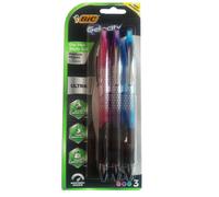 Bic Gel-ocity Ultra Medium Colour Gel Pens 3 Pack