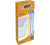 BIC Gel Pen Pastel Multicolor 0.33 mm - Pack of 12