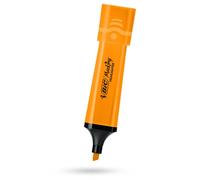 Bic Highlighter Flat - Neon Orange - Single Bic Orange