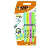 BIC Highlighter Grip Pastel marker 4 pc(s) Blue,Green,Pink,Yellow Chisel tip