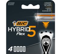 BIC Hybrid 5 Flex Men's Shaver Refills with 5 Moveable Nano-Tech Titanium Coated