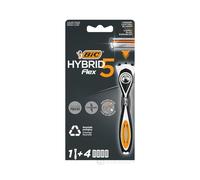Bic Hybrid 5 Flex Razor & Razor Blades 1 pcs + 4 pcs