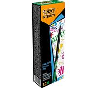 Bic Intensity 0.4 mm Fine Point Writing Felt Tip Pens (Pack of 12) 12 Green