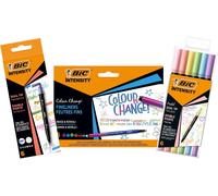 Bic Intensity 2-in-1 Colour Changing Pen Set with Dual Brush and Dual Tip Highl