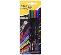 Bic Intensity Fineliner Pen Ultra Fine Tip Assorted (Pack of 4) 942082