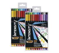 Bic Intensity Fine Tip Pens - Assorted Colours - 2 Packs Bic Multicolor