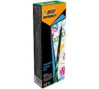 BIC Intensity Fineliner Pen 0.4 mm Needlepoint Green Pack of 12