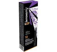 Bic Intensity Fineliner Pens Fine Tip Pens Ideal for Office, Home Office or School, Purple, Pack of 12