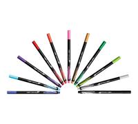 Bic Intensity Fineliner Marker Pens (FPIXP241-AST), Fine Point (0.4mm and 0.7mm), Assorted Colors, Clean and Crisp Writing, 24-Count