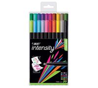 BIC Intensity Porous Point Pen Stick Fine 0.4 Mm Assorted Ink And Barrel Colors 20/pack