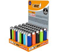 BIC Maxi Flint Lighters - Assorted Colours, 50 Lighters
