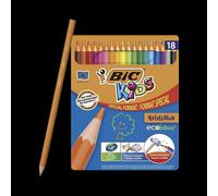 Bic Kids ECOlutions Pencils Assorted Colours - Wallet of 18 Bic Multicolor