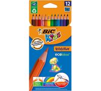 BIC Kids Evolution Coloured Pencils, Vivid Colouring Pencils, Easy t (US IMPORT)