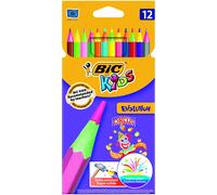 BIC Kids Evolution Colouring Pencils 12 Pack