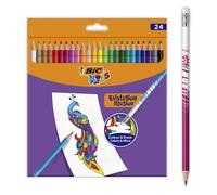 Bic Kids Evolution Illusion Erasable Colored Pencils - Pack of 24