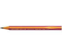 BIC Kids Jumbo Triangular Learner Pencils - Box of 12 - Super Resistant Lead - HB Graphite Pencils - Extra Large-Pink Barrels