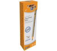 BIC Kids Jumbo Triangular Learner Pencils with Blue Barrels, Extra Large HB Graphite Pencils, Pack of 12