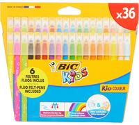 BIC Kids Kid Colour Colouring Pens Etui de 36