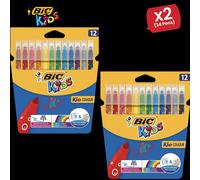 Bic Kids Kid Couleur Baby Colouring Pens Assorted - 2 Packs Bic Multicolor